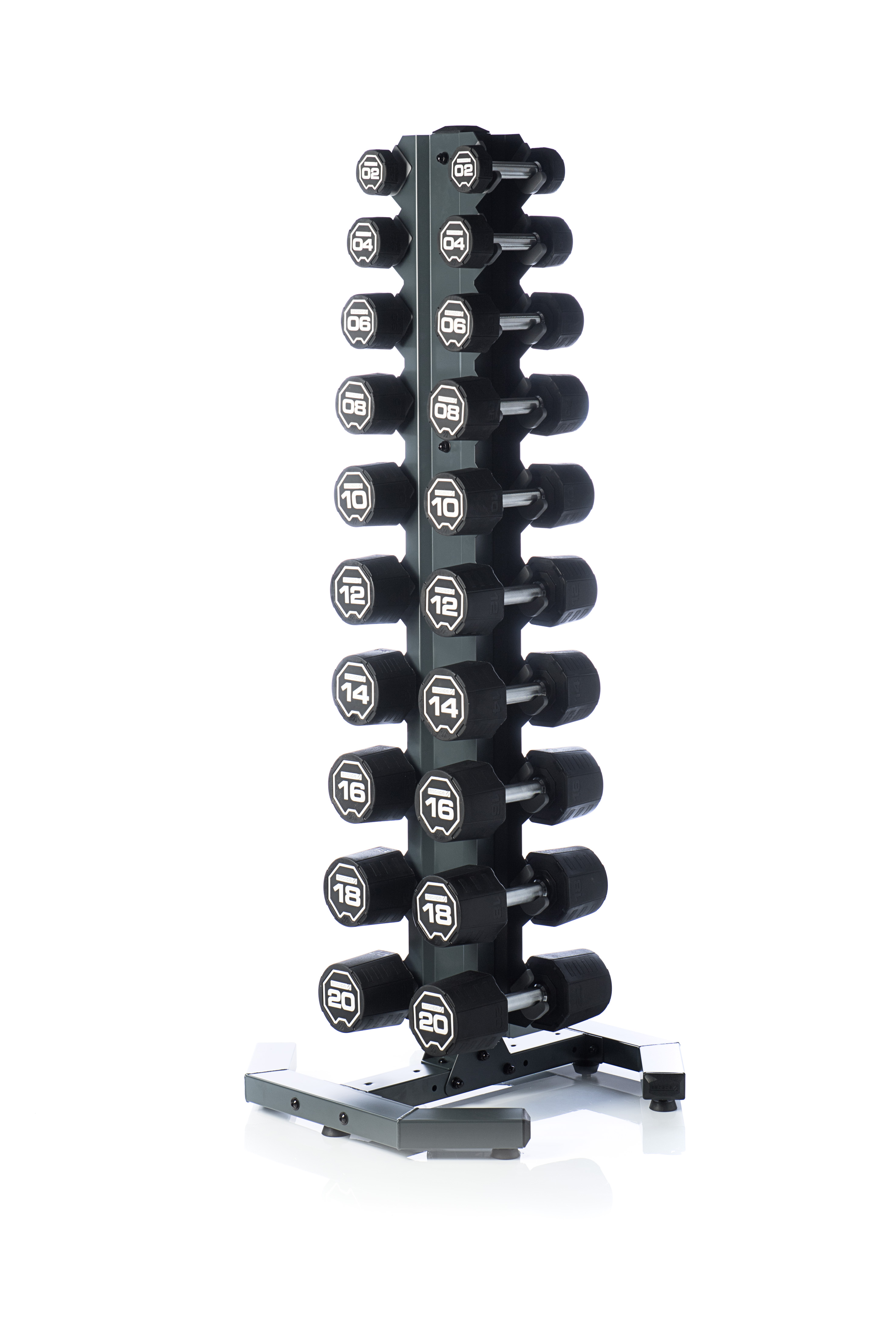 ESCAPE 1-10kg Nucleus Urethane Dumbbell Rack Set 