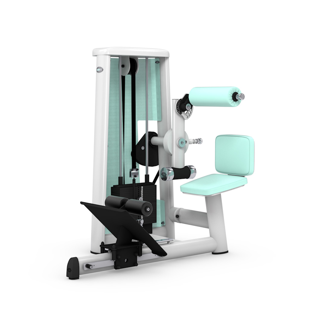 gym80 Bauchmuskelmaschine mit verstellbarer Fussplatte Medical